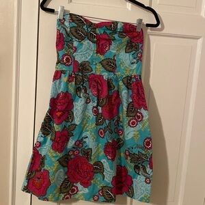 Fire Los Angeles strapless dress